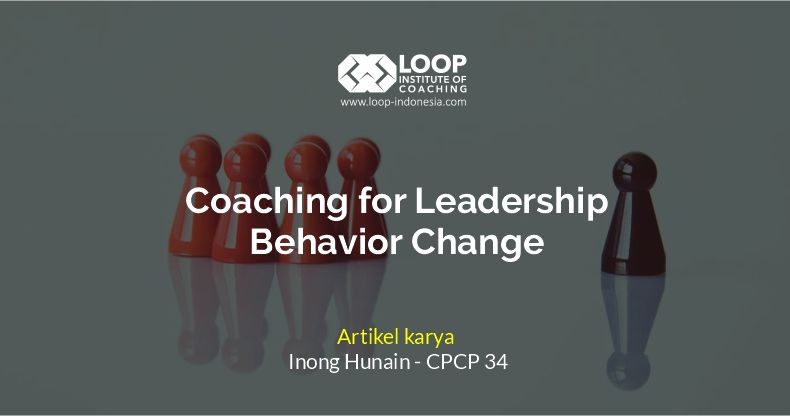 Coaching Untuk Pengembangan Pemimpin Loop Institute Of Coaching