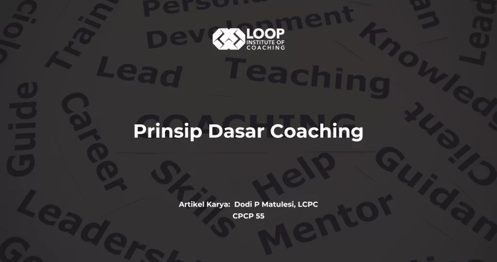 Prinsip Dasar Coaching